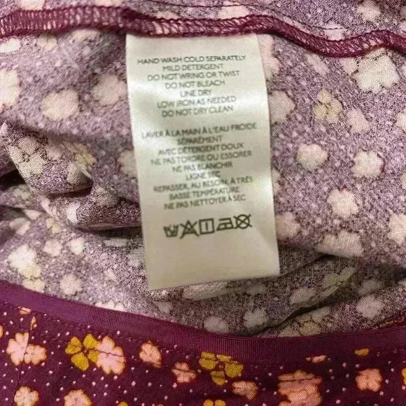 Free People IRL Floral Skirt Size 8 NWOT - Picture 6 of 6